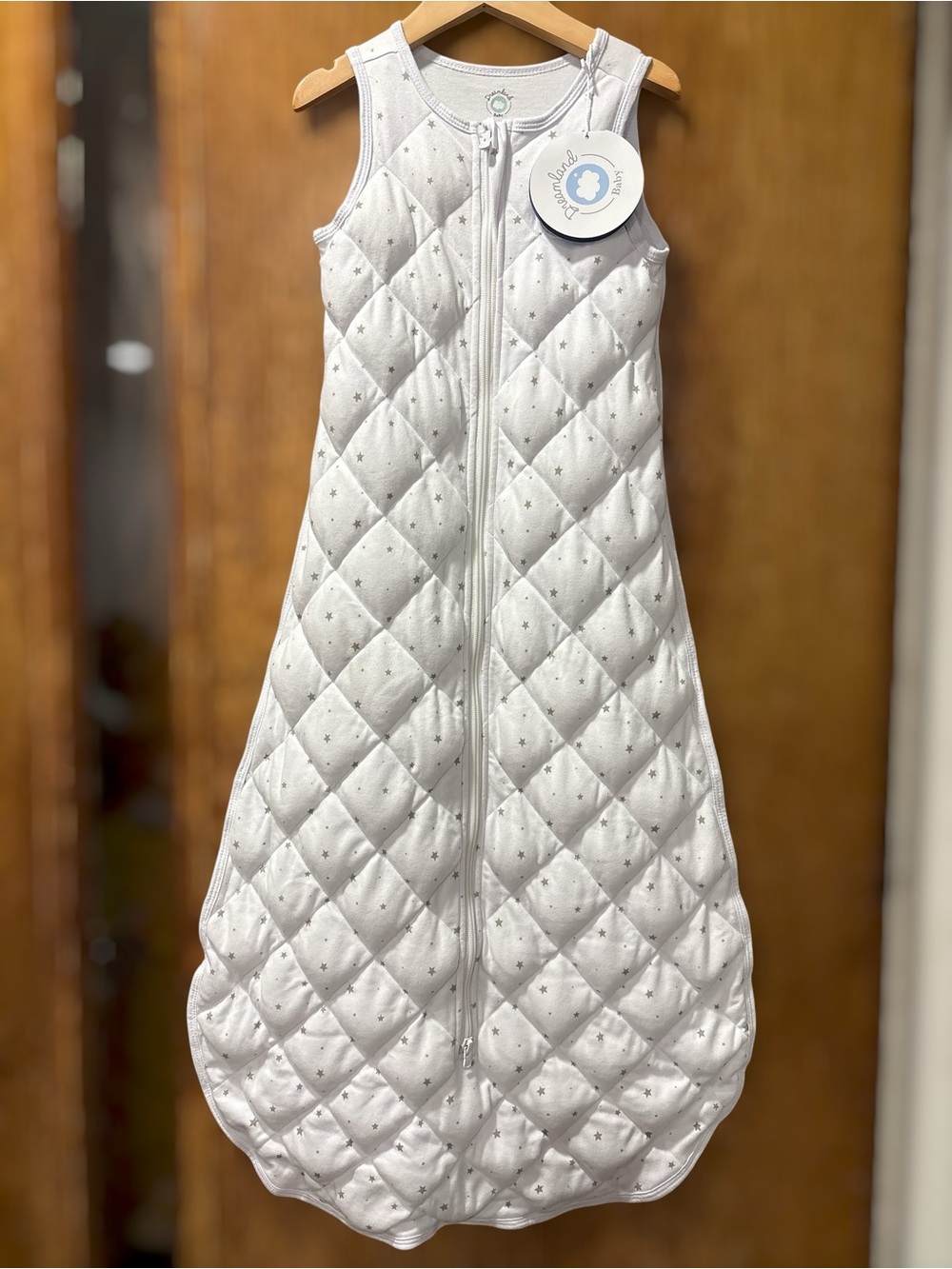 Dreamland Baby Dream Weighted Sleep Sack XL 25-35 # 100% Cotton NEW Grey Star